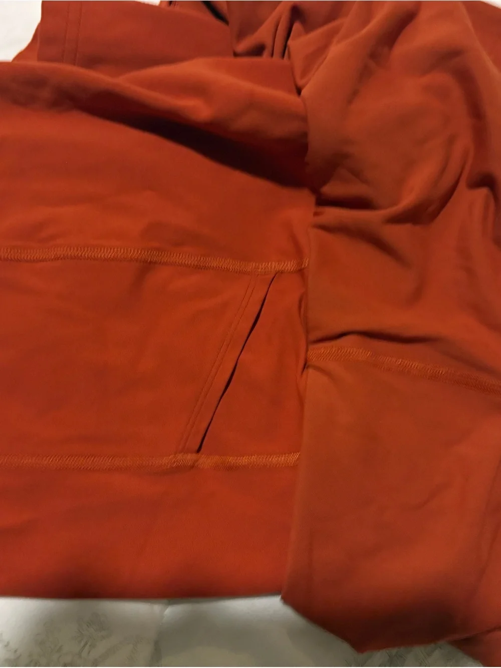 lululemon athletica Rust-Orange Circle Skirt with Built in Shorts